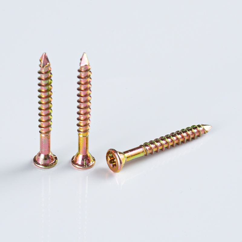 Tornillo de 8-12 × 20-50 con cabeza de vaso, accionamiento Torx, nervaduras y punta de corte