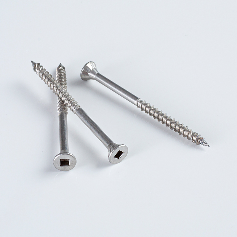 Tornillo avellanado de acero inoxidable SS304 de 5,0×75 con accionamiento cuadrado