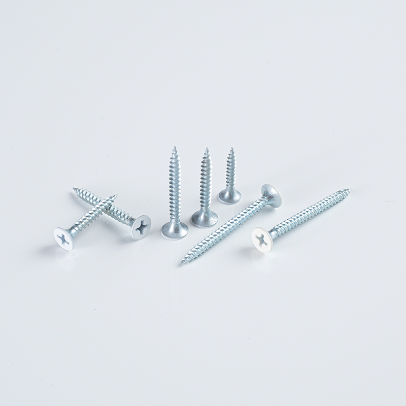 Tornillos para estructuras de acero de calibre ligero de 3,0×7×22-51 Cr6 galvanizados, con cabeza trompeta