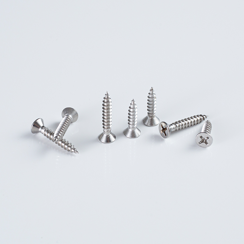 Tornillo autorroscante de cabeza plana Phillips de 8GA × 3/8