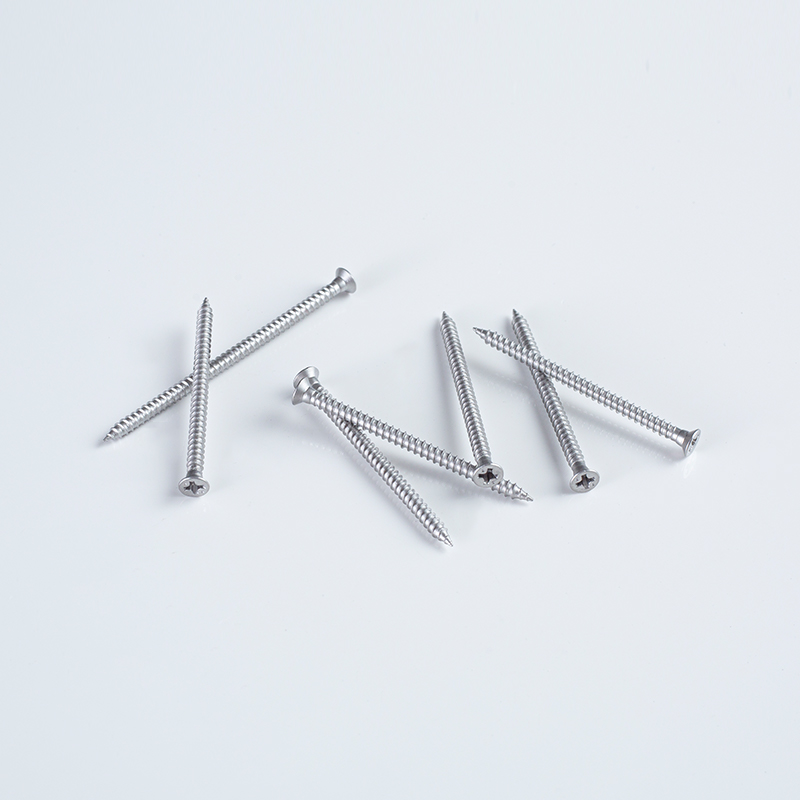 Tornillo de 3,2×50-65 S410 con pasivado blanco y punta de accionamiento especial