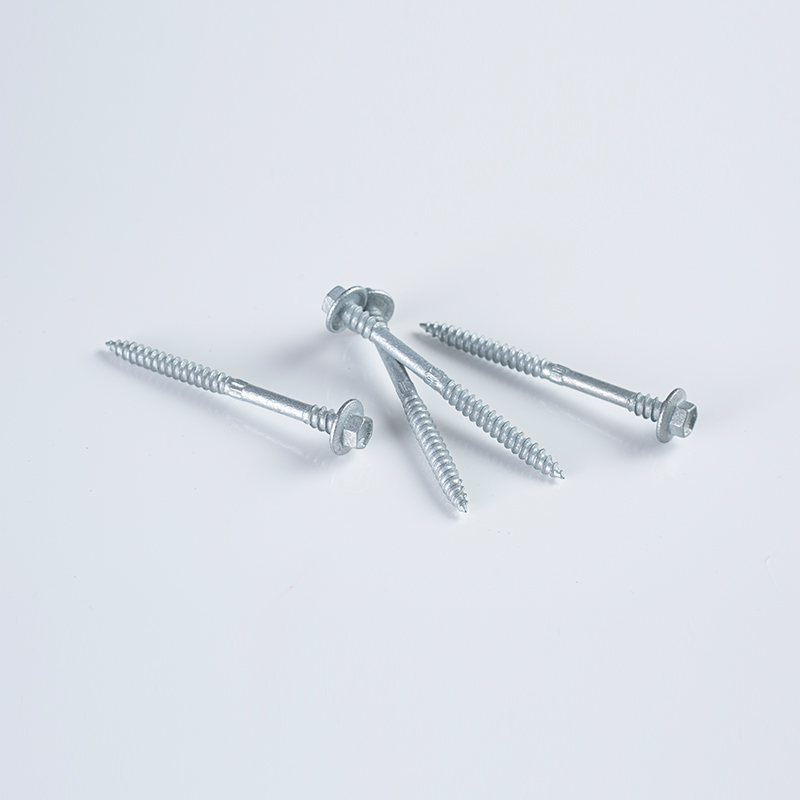 Tornillo autorroscante TG-T17 de 12-11×50-65 CL3 con cabeza hexagonal externa y arandela de EPDM