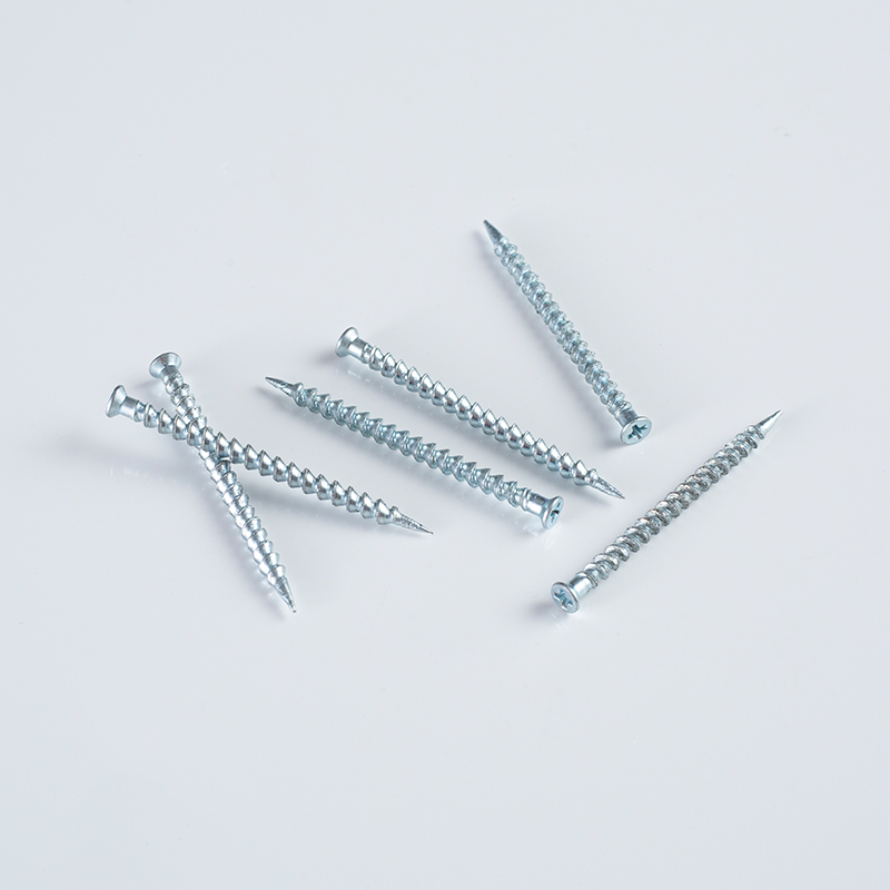 Tornillo antiaflojamiento para suelo de 3,2×45 galvanizado