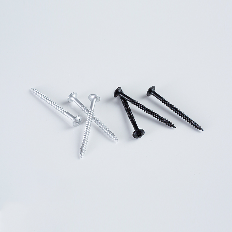 Tornillo T17 de 3,7×30-50 con rosca parcial y recubrimiento Ruspert plateado/negro