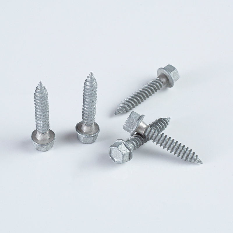 Tornillo autorroscante CL3 de 10-24×25 con cabeza de brida hexagonal externa y punta afilada