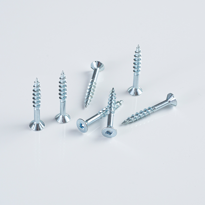 4.2×32-45 Tornillo para placas de plástico de triple paso, zincado azul y blanco y con cera