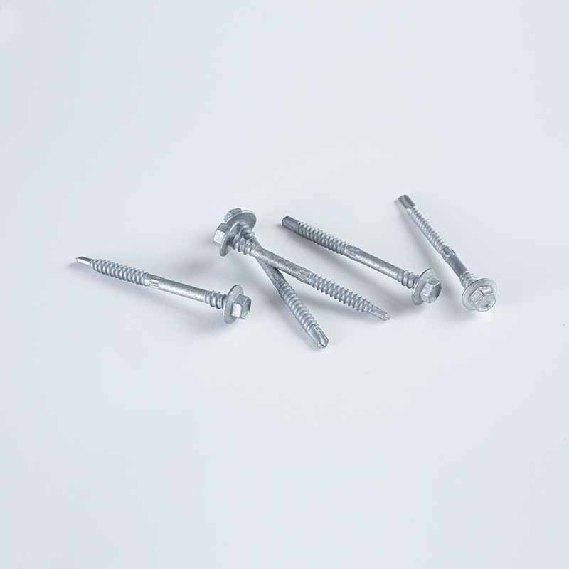 Tornillo autoperforante CL3 de 12-14×35-53 con cabeza hexagonal y arandela de EPDM