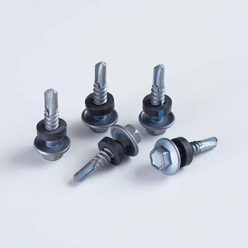 Tornillo autorroscante de cabeza hexagonal con brida 12-14×20